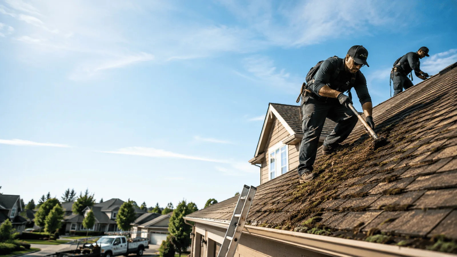 Roof Moss Removal in Ostrander, MN near me